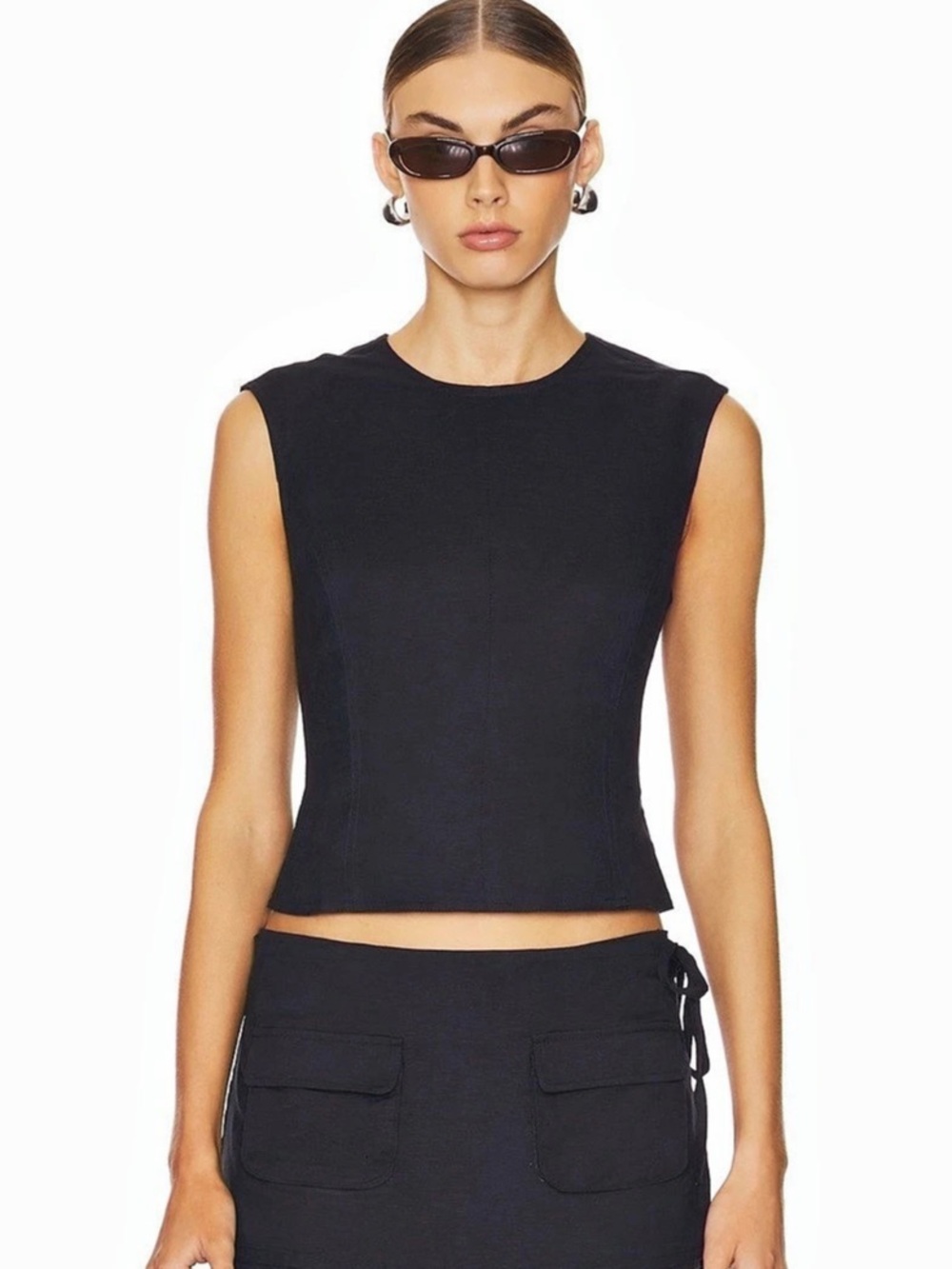 LIONESS Navy Countryside Top & Skort